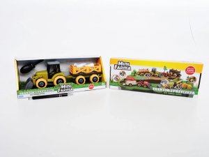 Mini farma traktor z przyczepą do skręcania 1