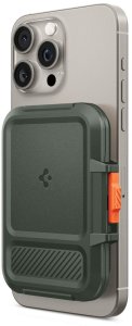 SPIGEN LOCK FIT MAGSAFE UNIVERSAL MAGNETIC CARD HOLDER MILITARY GREEN 12