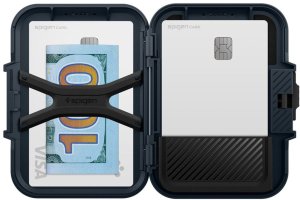 SPIGEN LOCK FIT MAGSAFE UNIVERSAL MAGNETIC CARD HOLDER METAL SLATE 9