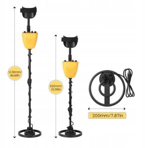 Podziemny Wykrywacz Metali Braders Detektor Metalu Słuchawki Łopata Baterie 3