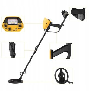 Podziemny Wykrywacz Metali Braders Detektor Metalu Słuchawki Łopata Baterie 6