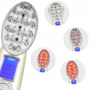 Laserowy Grzebień na Porost Włosów - Przeciw Wypadaniu, Masaż Laser RF EMS 2