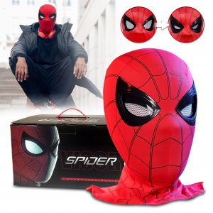 Maska Spiderman z Ruchomymi Oczami - Super Hero Cosplay dla Każdego 2