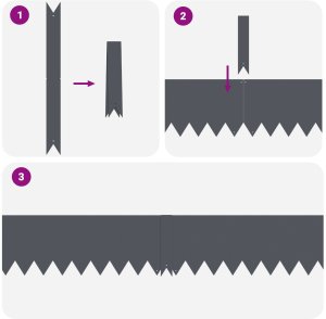 vidaXL Zestaw obrzeży ogrodowych 50 szt. Antracytowy Plastik 4