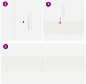 Zestaw obrzeży ogrodowych vidaXL 50 sztuk Biały Plastik 4