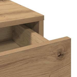 vidaXL vidaXL Stolik toaletowy Dąb rzemieślniczy Drewno inżynieryjne 9
