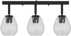 vidaXL Reflektor Sufitowy Czarny Metal 54 x 13 x 26 cm Nowoczesny 5