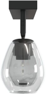 vidaXL Reflektor Sufitowy Czarny Metal 54 x 13 x 26 cm Nowoczesny 6