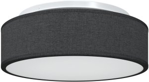 Lampa sufitowa vidaXL Lampa sufitowa Czarna Tkanina 38 x 38 x 13.5 cm Minimalistyczna 2