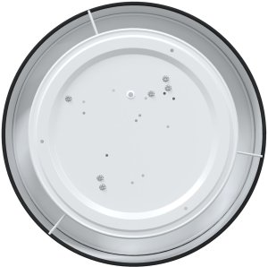 Lampa sufitowa vidaXL Lampa sufitowa Czarna Tkanina 38 x 38 x 13.5 cm Minimalistyczna 4