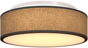 Lampa sufitowa vidaXL Lampa sufitowa Czarna Tkanina 38 x 38 x 13.5 cm Minimalistyczna 8