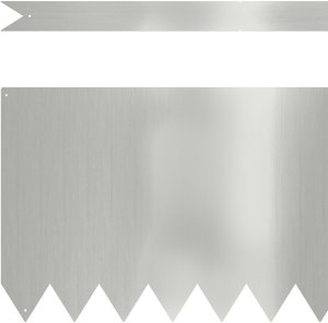 Zestaw obrzeży ogrodowych vidaXL Zestaw 50 Stal ocynkowana Stal 3