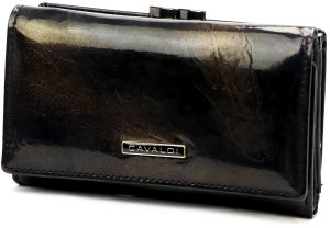 Portfel damski skórzany skóra naturalna + skóra ekologiczna Cavaldi 2