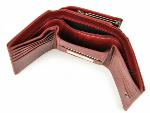 Portfel damski skórzany skóra naturalna + skóra ekologiczna Cavaldi 8
