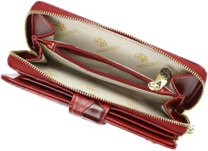 Portfel damski skórzany skóra naturalna + skóra ekologiczna Gregorio 11