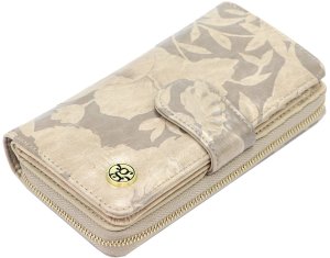 Portfel damski skórzany skóra naturalna + skóra ekologiczna Gregorio 14