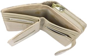 Portfel damski skórzany skóra naturalna + skóra ekologiczna Gregorio 17