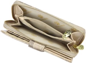 Portfel damski skórzany skóra naturalna + skóra ekologiczna Gregorio 18