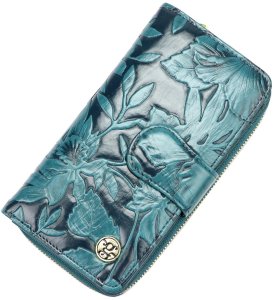 Portfel damski skórzany skóra naturalna + skóra ekologiczna Gregorio 3