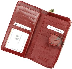 Portfel damski skórzany skóra naturalna + skóra ekologiczna Gregorio 8