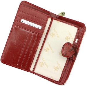 Portfel damski skórzany skóra naturalna + skóra ekologiczna Gregorio 9