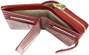 Portfel damski skórzany skóra naturalna + skóra ekologiczna Gregorio 10