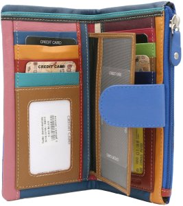 Portfel damski skórzany skóra naturalna Cavaldi 6