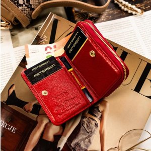 Portfel damski skórzany skóra naturalna  Peterson 4