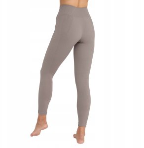 LE1397W Legginsy damskie CASUAL beżowy L 3