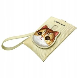 NIMMY portfel na karty BIG EYED PET 2.0 Cat khaki 1