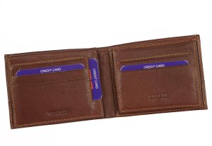 Portfel męski skórzany skóra naturalna Coveri 7