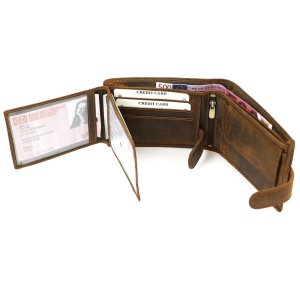 Portfel męski skórzany skóra naturalna Wild 5