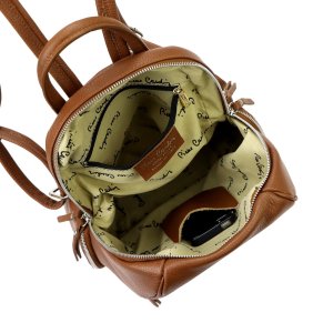 Plecak damski skórzany skóra ekologiczna Pierre Cardin 19