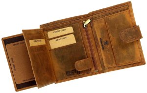 Portfel męski skórzany skóra naturalna Always Wild 7