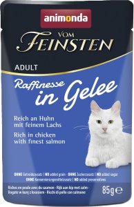 ANIMONDA KOT 85g V.FEINSTEN  RAFFINESSE   KURCZAK Z ŁOSOSIEM saszetka  /24 1