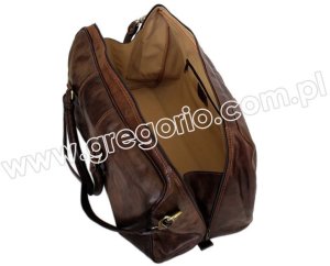 Torba podróżna skórzana skóra naturalna Gregorio 14