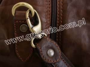 Torba podróżna skórzana skóra naturalna Gregorio 15