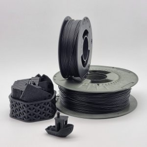 3D plastikas Filalab PET-G ESD 1.75mm 0.5kg – Black 1