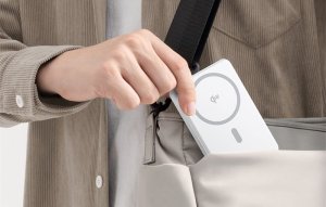 Powerbank Baseus Airpow II 10000mAh Qi2 z MagSafe 22,5W z kablem Baseus Simple Series USB-C - USB-C 20V/3A (30cm) - biały 13