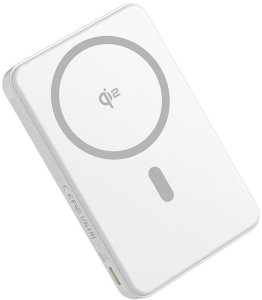 Powerbank Baseus Airpow II 10000mAh Qi2 z MagSafe 22,5W z kablem Baseus Simple Series USB-C - USB-C 20V/3A (30cm) - biały 3