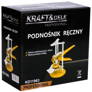 PODNOŚNIK RĘCZNY 1-10CM 110kg KD11963 14