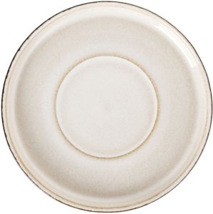 Komplet 6 filiżanek ze spodkami porcelanowych Florina Gambia 200 ml do kawy herbaty zestaw kremowe retro 6