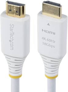 StarTech HDMI2-CABLE-4K60-6FW kabel HDMI 1,8 m HDMI Typu A (Standard) Biały 1