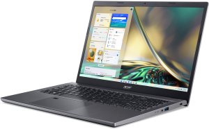 Acer Aspire 5 A515-57-5186 Intel® Core™ i5 i5-12450H Laptop 39,6 cm (15.6") Full HD 12 GB DDR4-SDRAM 512 GB SSD Wi-Fi 6 (802.11ax) Windows 11 Home Szary 3