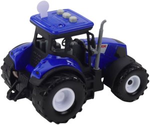 Traktor Farmerski Rolniczy Światła Dźwięki Niebieski 1:36 4