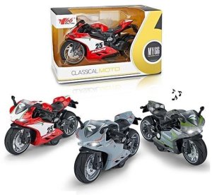 Motor z napędem frykcyjnym dwięk, wiatło 1
