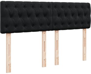 vidaXL vidaXL Rama łóżka otomana z materacem, czarna, 140x200 cm, aksamit 9