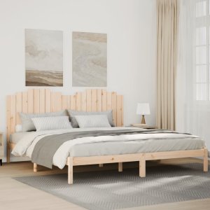 vidaXL Dłuższe łóżko bez materaca, 180x220 cm, lite drewno 1