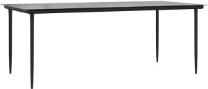 vidaXL 9-częściowy zestaw ogrodowy z poduszkami szary polirattan szkło 6