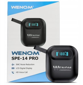 Słuchawki Wenom Słuchawki Bezprzewodowe SPE-14 PRO BT 5.3 Powerbank iOS Android HiFi 5